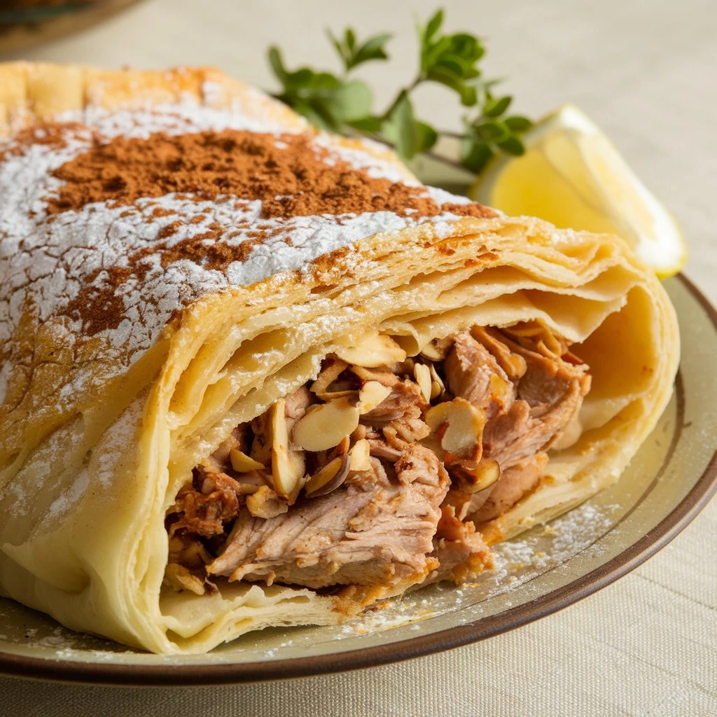 Chicken Bastilla Pastilla Recipe: Moroccan Delight