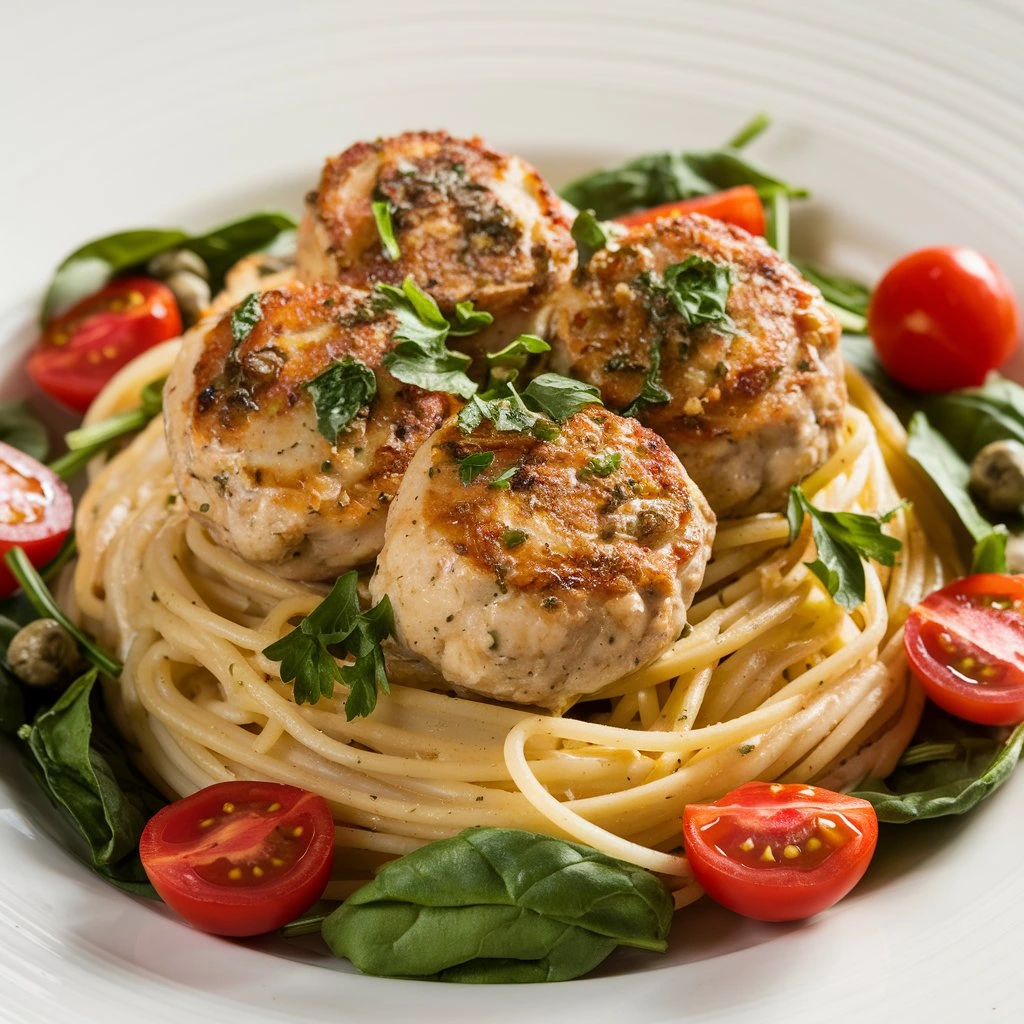 Tasty Chicken Piccata Meatballs Recipes for Dinner