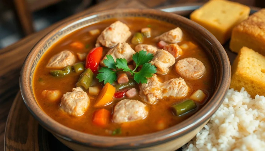 Chicken and Sausage Gumbo Recipe