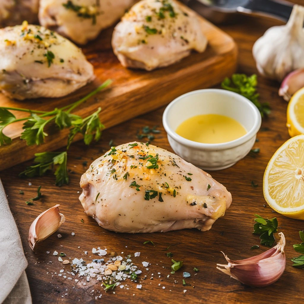 garlic butter chicken bites 2