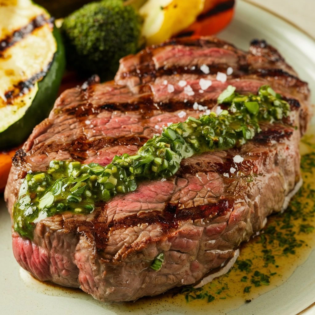 grilled chimichurri steak